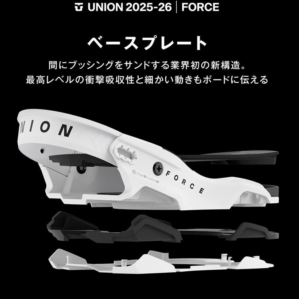 Amazon | UNION ユニオン スノーボード ビンディング FORCE 25-26